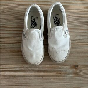 Girls vans white size 11.5